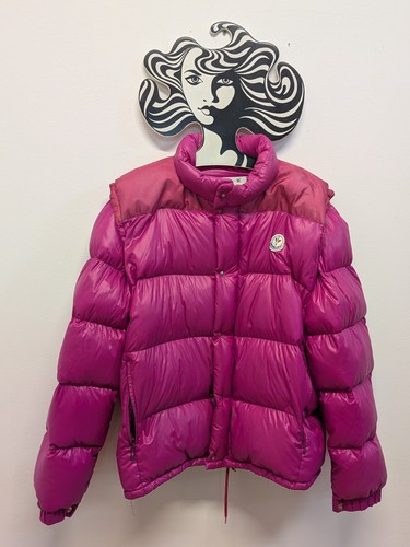 Piumino moncler fucsia donna - moncler,