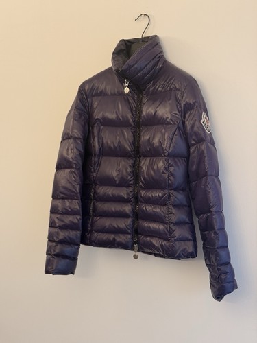 Piumino moncler donna viola - piumino,