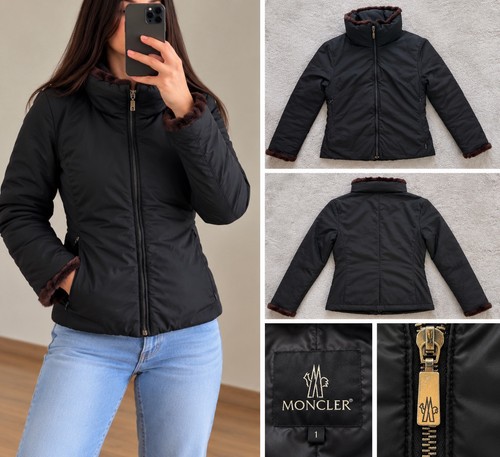 Moncler piumino donna nero con